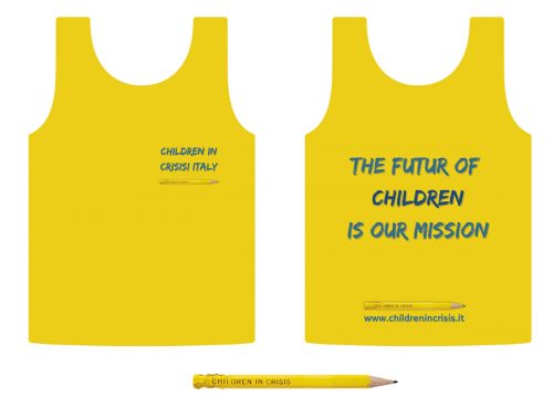 Canottiera e Matita The futur of children is our mission